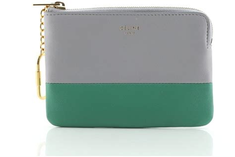 solo coin and card purse celine|CELINE Lambskin Solo Coin Card Case Cloudy .